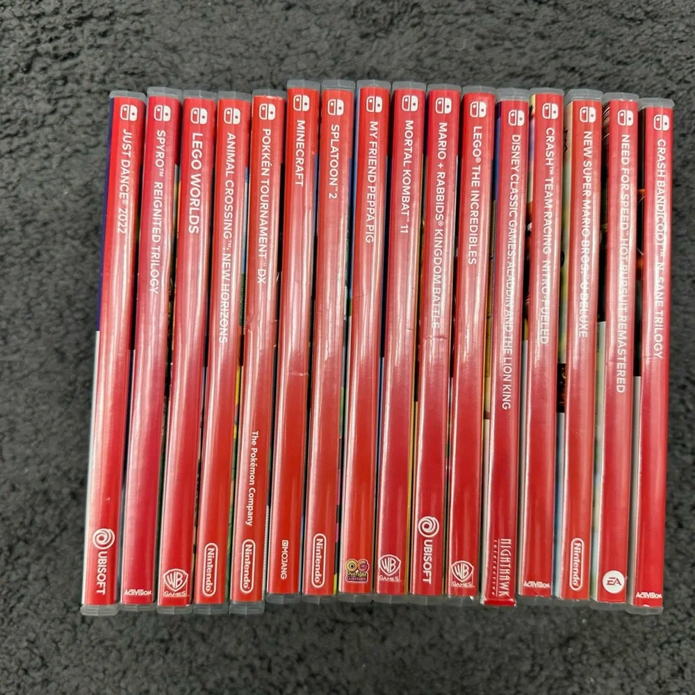 Lot of 16 EMPTY Nintendo Switch Game Cases